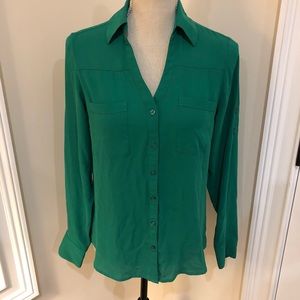 The Limited Classic Green Collared Shirt